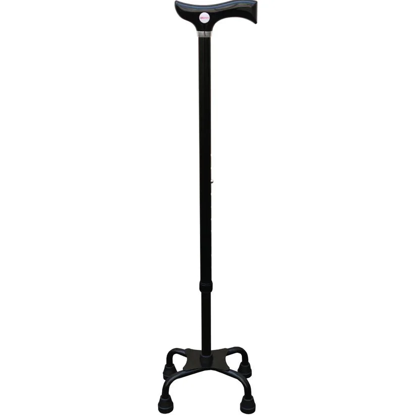 Collapsible Folding Poles Cane Ultralight Aluminum Metal Walking Stick with Adjustable Height and Non-Slip Rubber Base