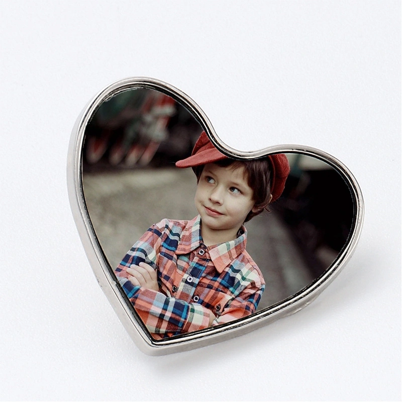 Sublimation Blank Badges Hot Transfer Brooches Personalized Logos DIY Brand Badges & Brooches