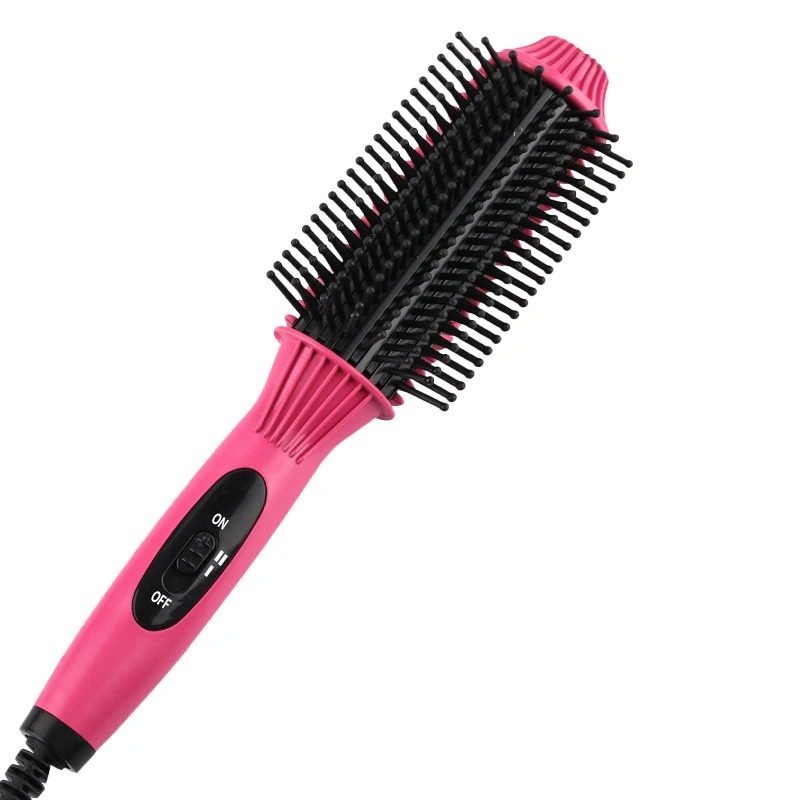Hot Ionic Hair Straightener Brush One Step Hair Dryer Anti-Static Hair Brush Styling Tools Dropshipping