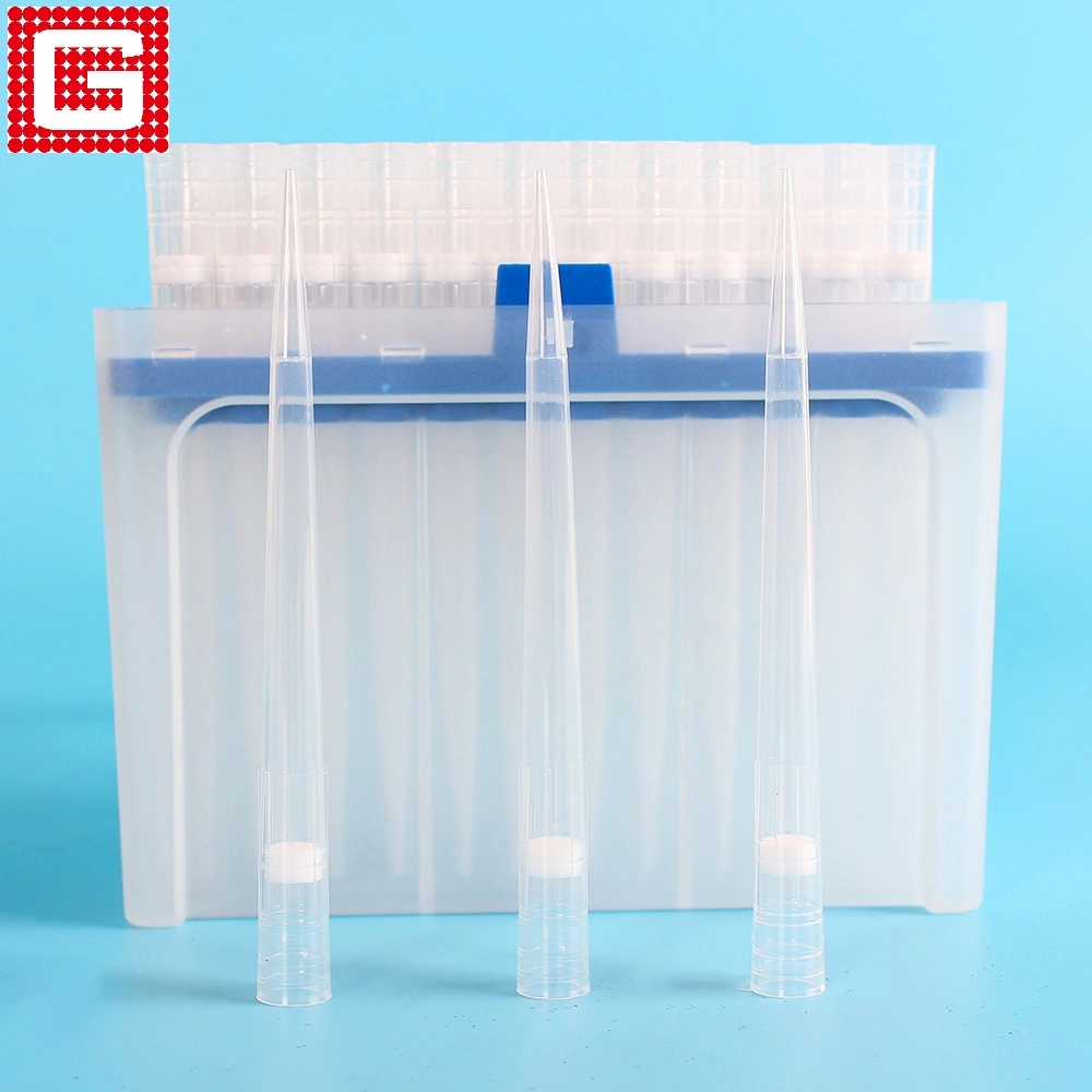Low Price Disposable FDA Certificated PP 1000UL Low Retention Pipette Tips