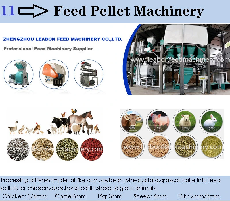 Africa Use 1.5-2t/H Poultry Farm Machinery Livestock Cattle Animal Feed Machine Pig Chicken Feed Mill Machine Price