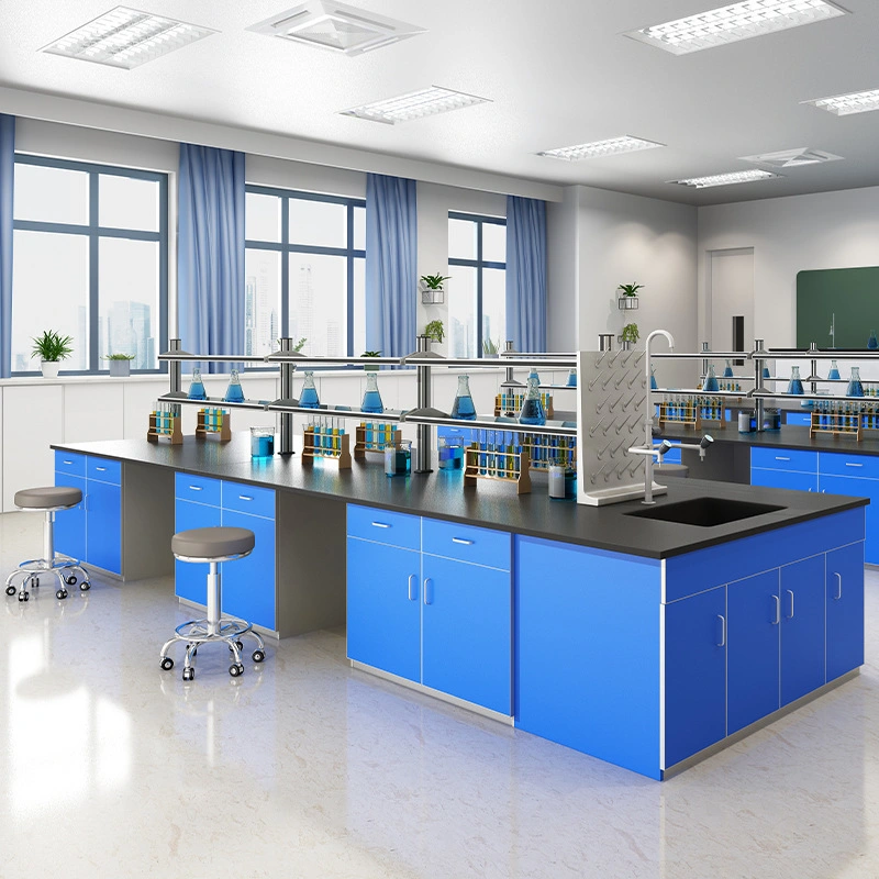 Laboratorio de laboratorio de mesa de laboratorio de laboratorio de la Universidad de Química resistente a químicos Muebles