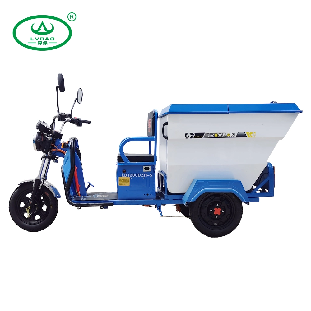 China Sp Electric Mini Garbage Collection and Dumping Refuse Truck in Living Societies, Schools, Industrial Parks, Factory Areas, Large-Scale Exhibition Centers