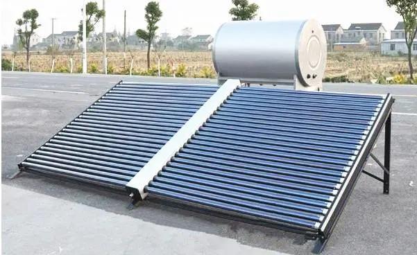 Non Pressure Stainless Steel Galvernized Solar Water Assistant Tank Solar Projects Heat Pump Pipe Vacuum Tube Bracket with Spare Parts Solar Water Heater