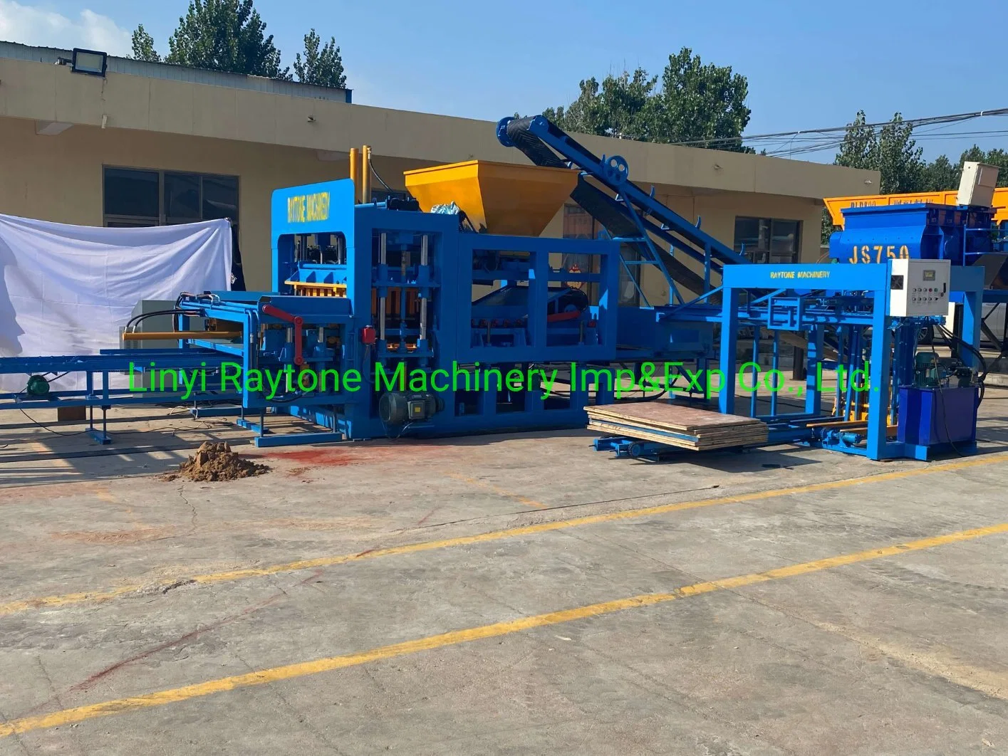 Full Automatic Brick Making Machine Hydraulic Press Paver Block Machine