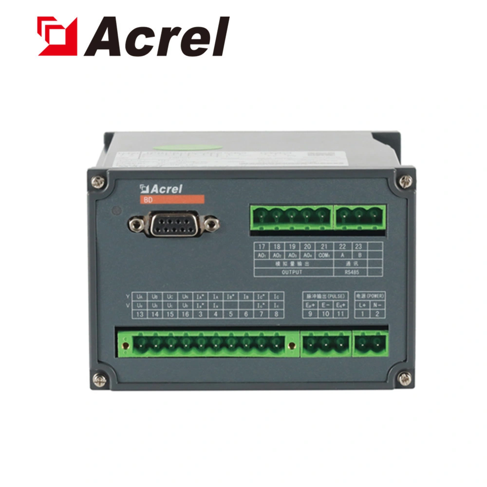 Acrel 3p4w Three Phase Multi Electric Power Transmitter with RS485 Modbus-RTU Analog 4-20mA Output