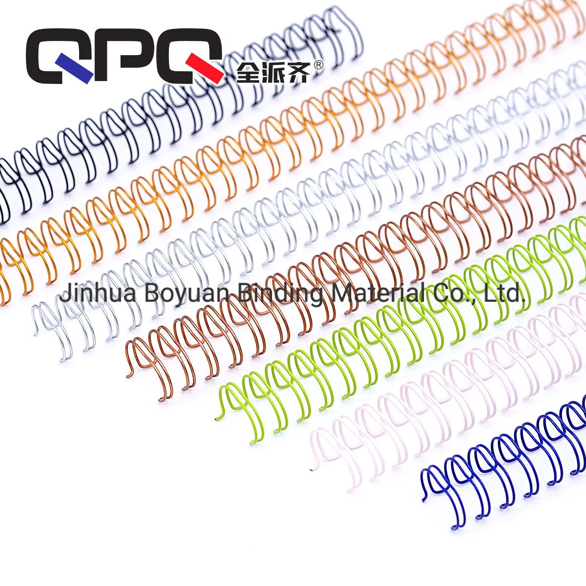 Nylon Coated Double Loop Binding Wire Twin Ring Wire Factory Supplier