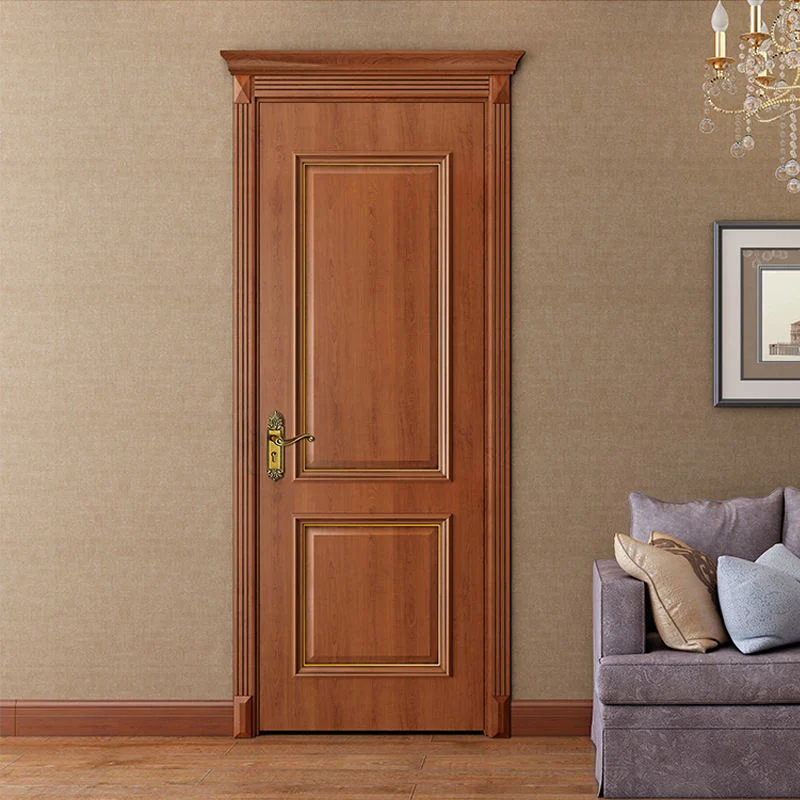 Modern Timber Prehung Interior Solid Wooden Flush Door Solid Core Wood Door