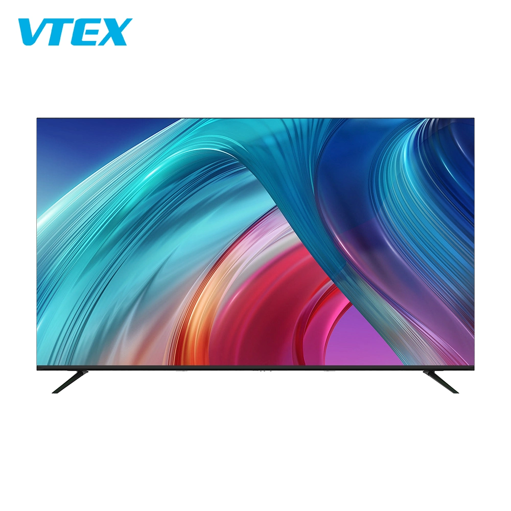 Smart TV de alta qualidade LCD LED Curve UHD de 55 polegadas TV Painel de ecrã sem moldura Android TV digital de telemóvel