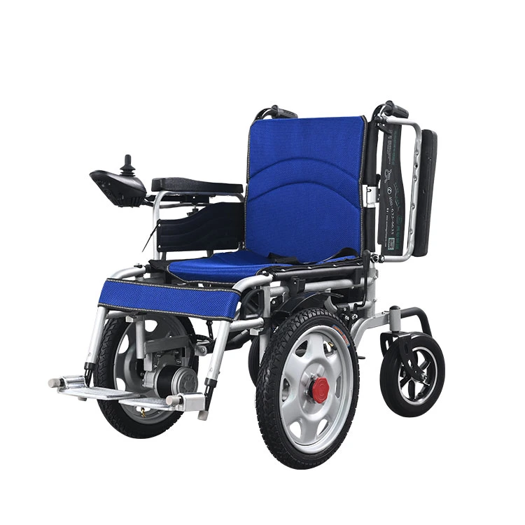 Manufacturer Electric Wheelchair Lightweight Portable Folding Wheelchair