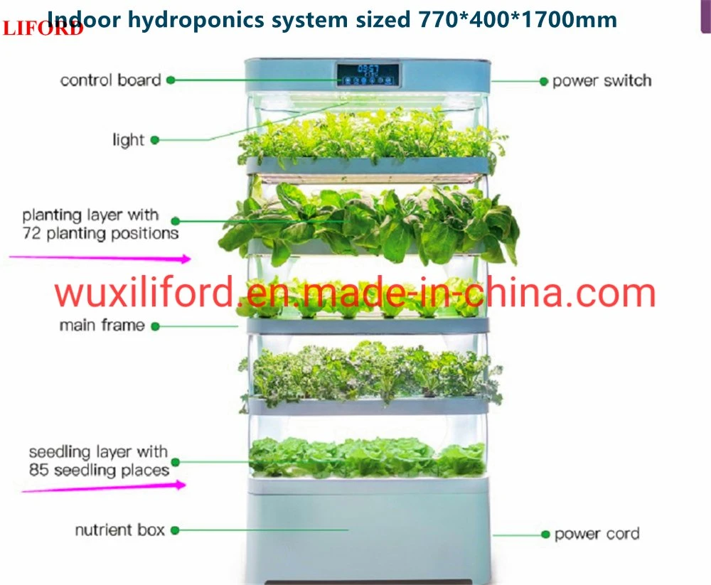 Hydroponics Intelligent Minifarm Soilless Cultivation for Indoor Plant Growth