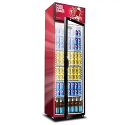 Good Quality Supermarket Commercial Refrigerator with Vertical Glass Display