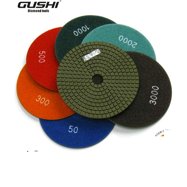 Wholesale Custom 3" 4" 5" 6" 8" Wet Use Diamond Polishing Pads for Marble Stone