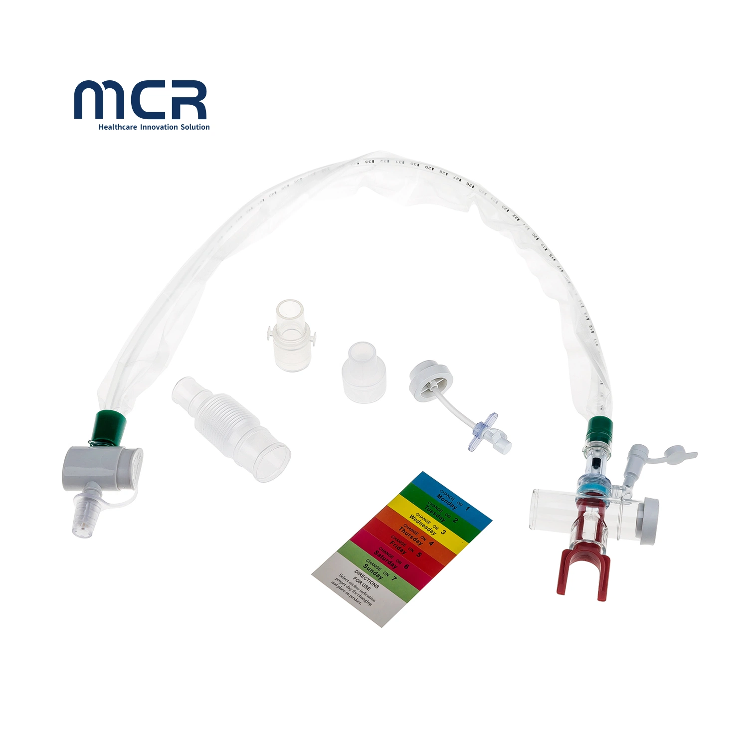 Disposable Medical Grade Closed Suction Catheter T-Piece 72 Hours Automatic Flushing Adult Type