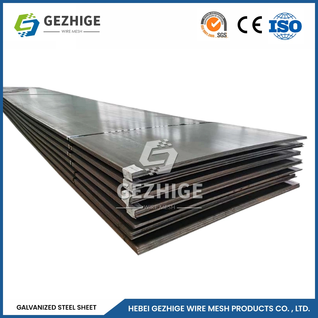 Gezhige Chemische Passivierung 2mm Verzinkte Stahlblech Herstellung Custom Gi Verzinkter Stahl Spule China 500-2500mm Breite heiß getaucht galvanisierter Stahl