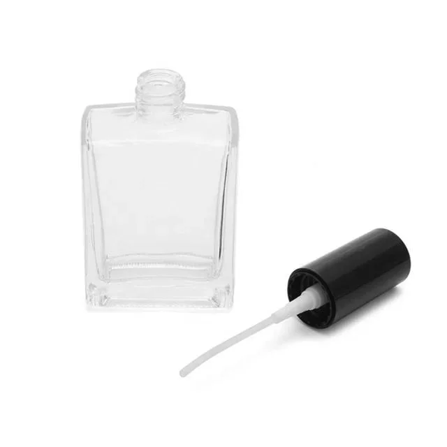 Großhandel 30ml 50ml 100ml flache quadratische Parfüm Flasche mit Spray Applikator für Traver