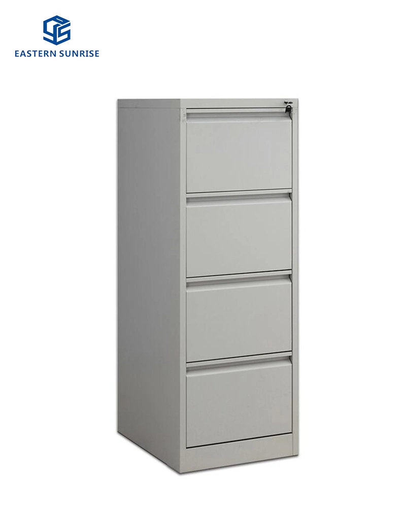 Office Furniture 4 Drawer Metal Steel Filing Cabinet