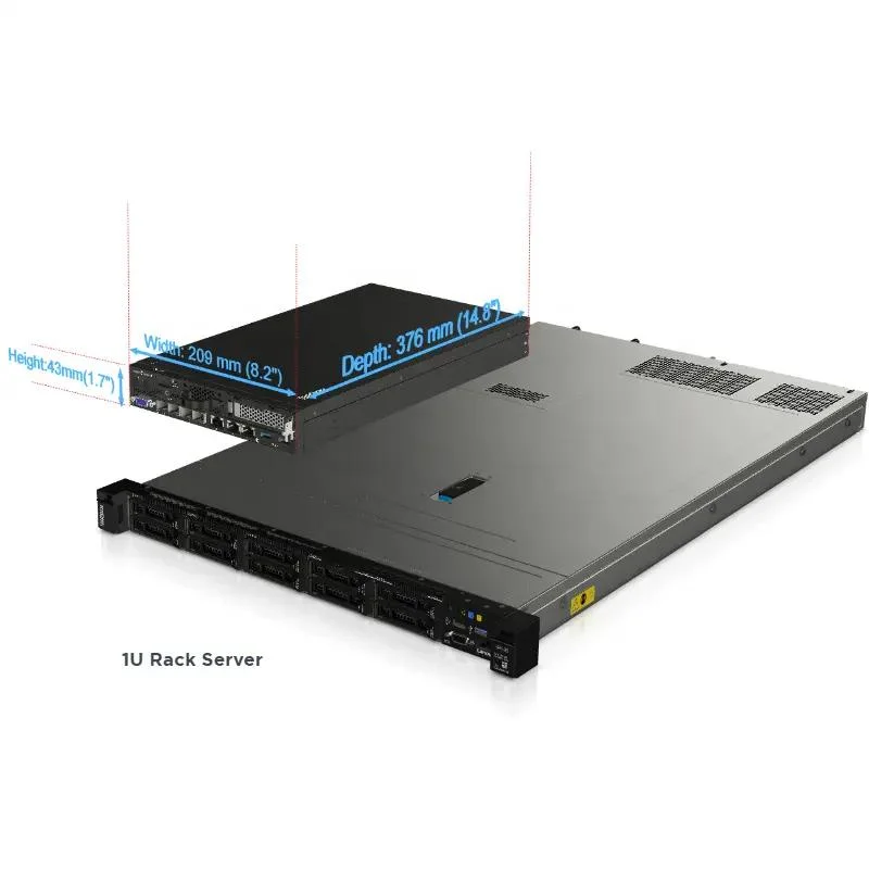 Compute Server Thinksystem Se350 Edge Server 1-Socket in Tel Xeon D-2100 Processor