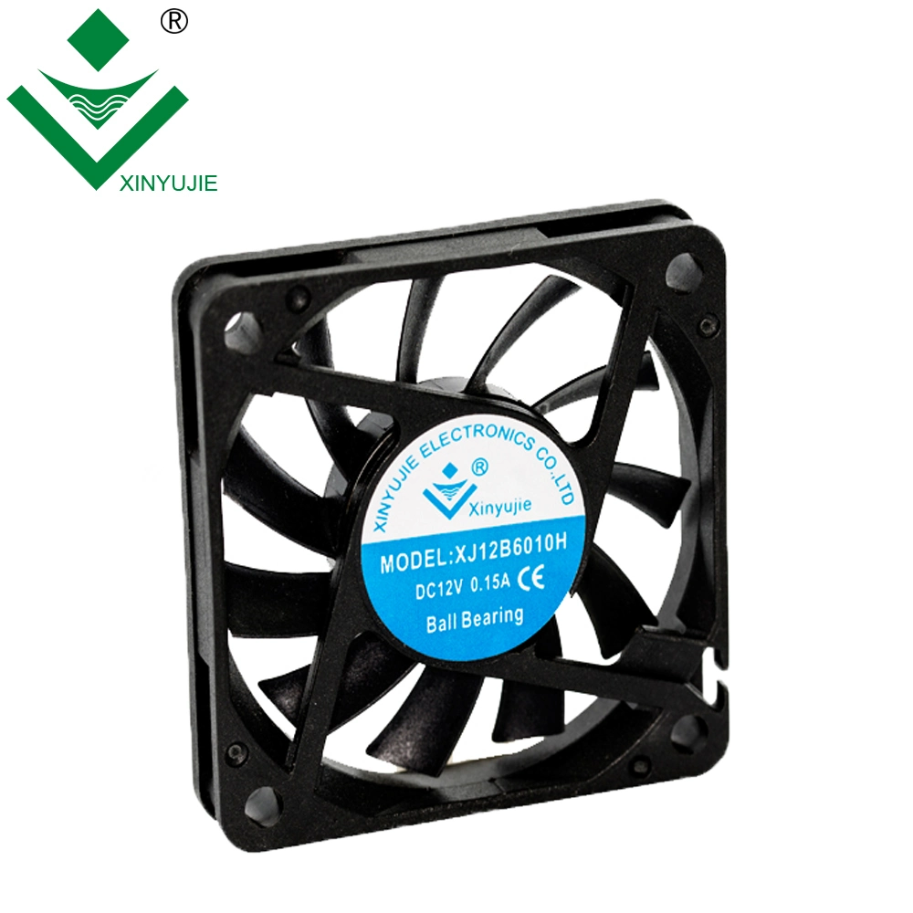 Customized Silent 6011 5V 12V 24V IP67 IP55 DC Cooling Fan High Speed 6000rpm PWM Fg Rd Axial Cooler Fan 60X60X11mm