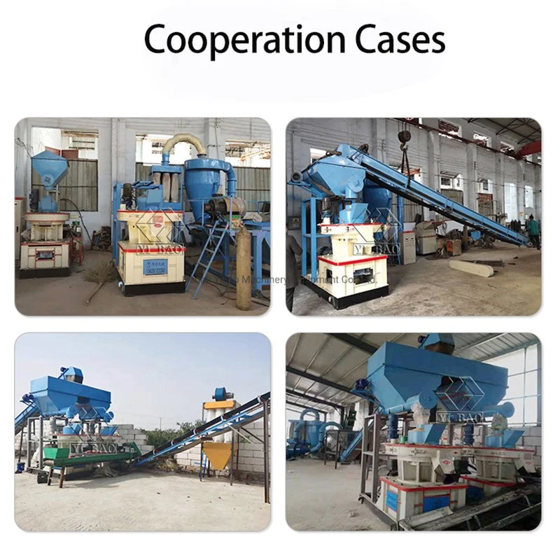 1 2t H Automatic Wood Fuel Pellet Manufacture Line Biomass Pellet Mill