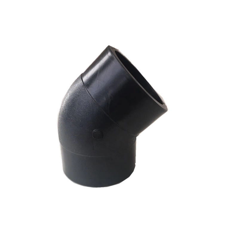 Factory Supply Pn16 Butt Fusion HDPE Pipe Fittings 90 Degree Elbow 140mm