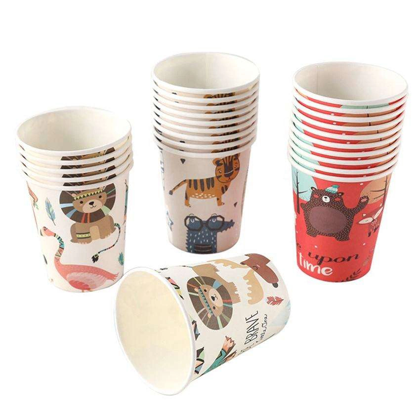 Party Decoration Stock Wholesale/Supplier Printing Disposable Party Paper Cups