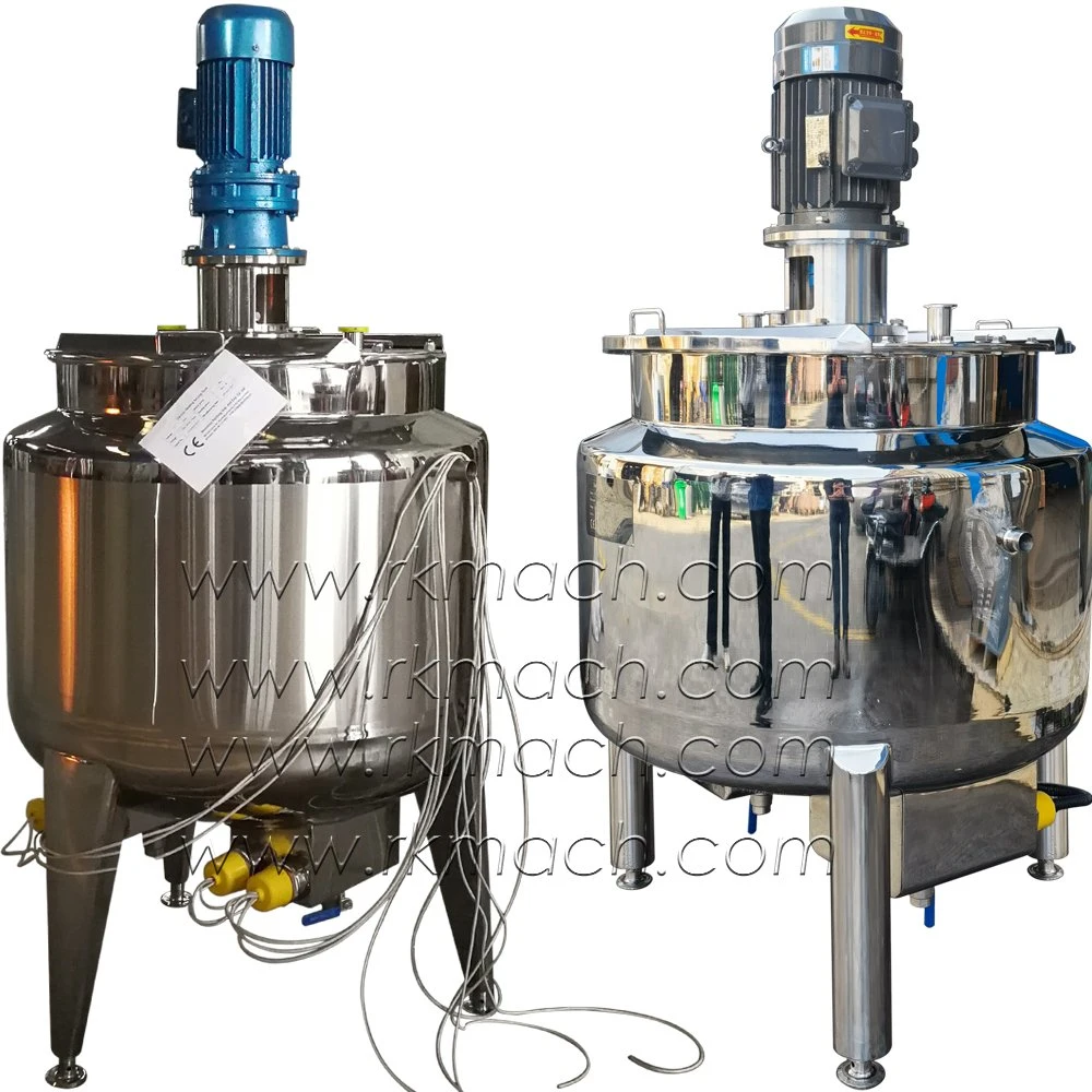 1000ltrs SS316 / SS304 Stainless Steel Mixing Tank to Emulsify Resins and Pigment Flexo Inks