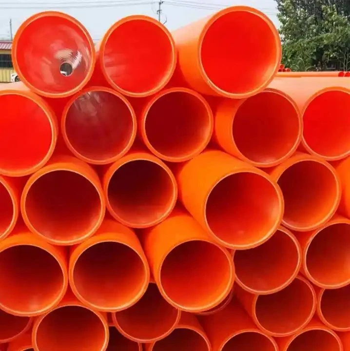 Conduit de protection de câble souterrain orange avec rigidité en anneau SN24-Sn40