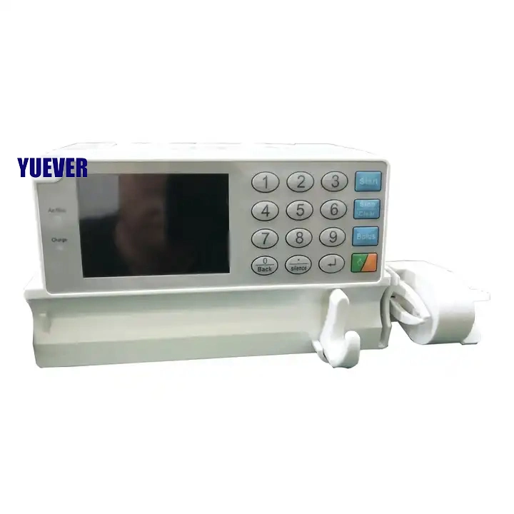 Medical Portable ICU Infusion Pump LCD Screen Single Electric Volumetric Injection Syringe Pump for Hospital