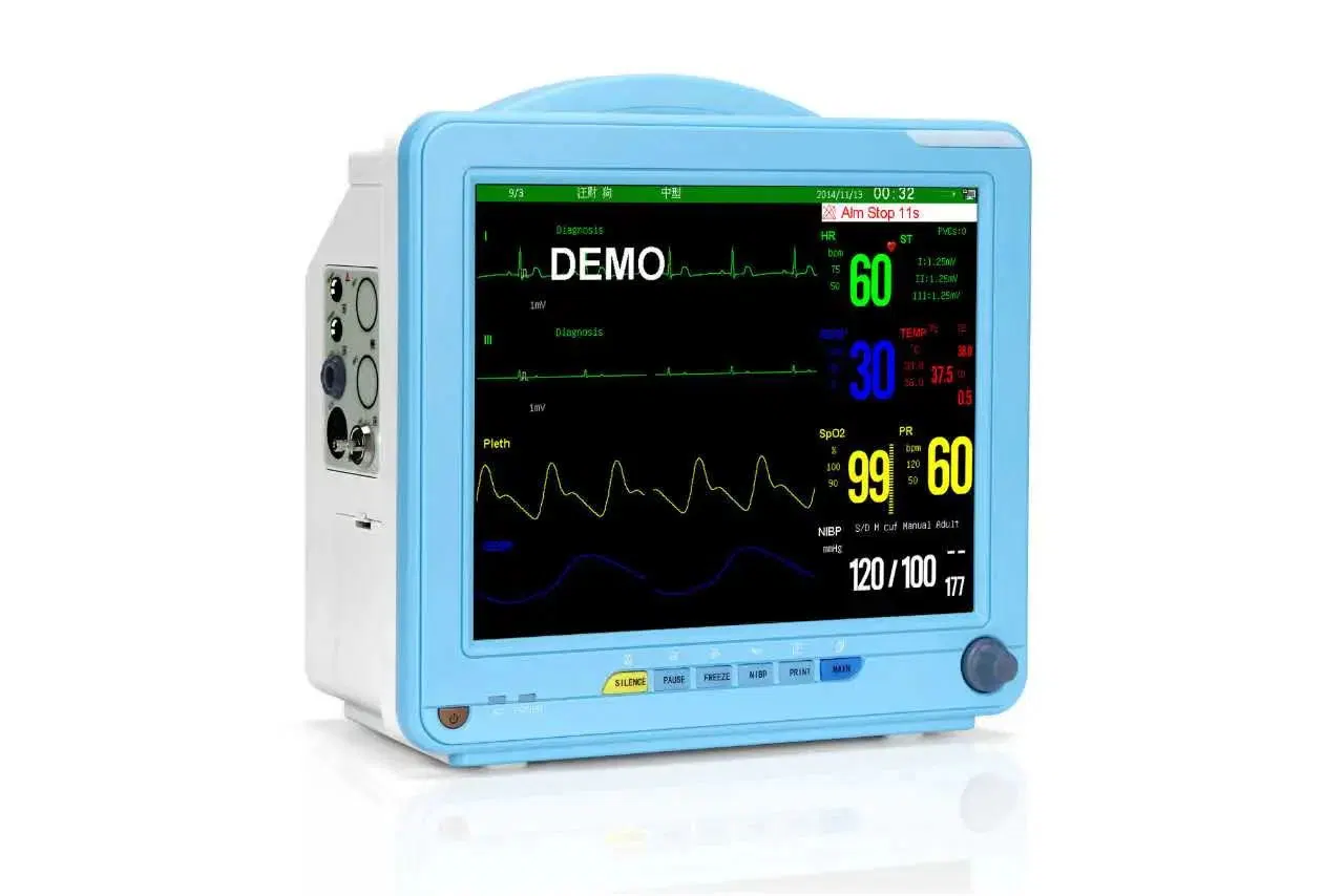 Medical Emergency Multi-Parameter Beside Portable 12 Inch Patient Monitor