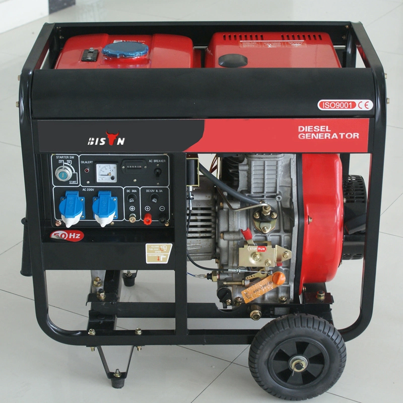 Bison (China) BS2500dce (H) 2kw 2kVA Elektrischer Start Kupferdraht Suqare Rahmen Silent Diesel Generator Ersatzteile Preis für Malaysia