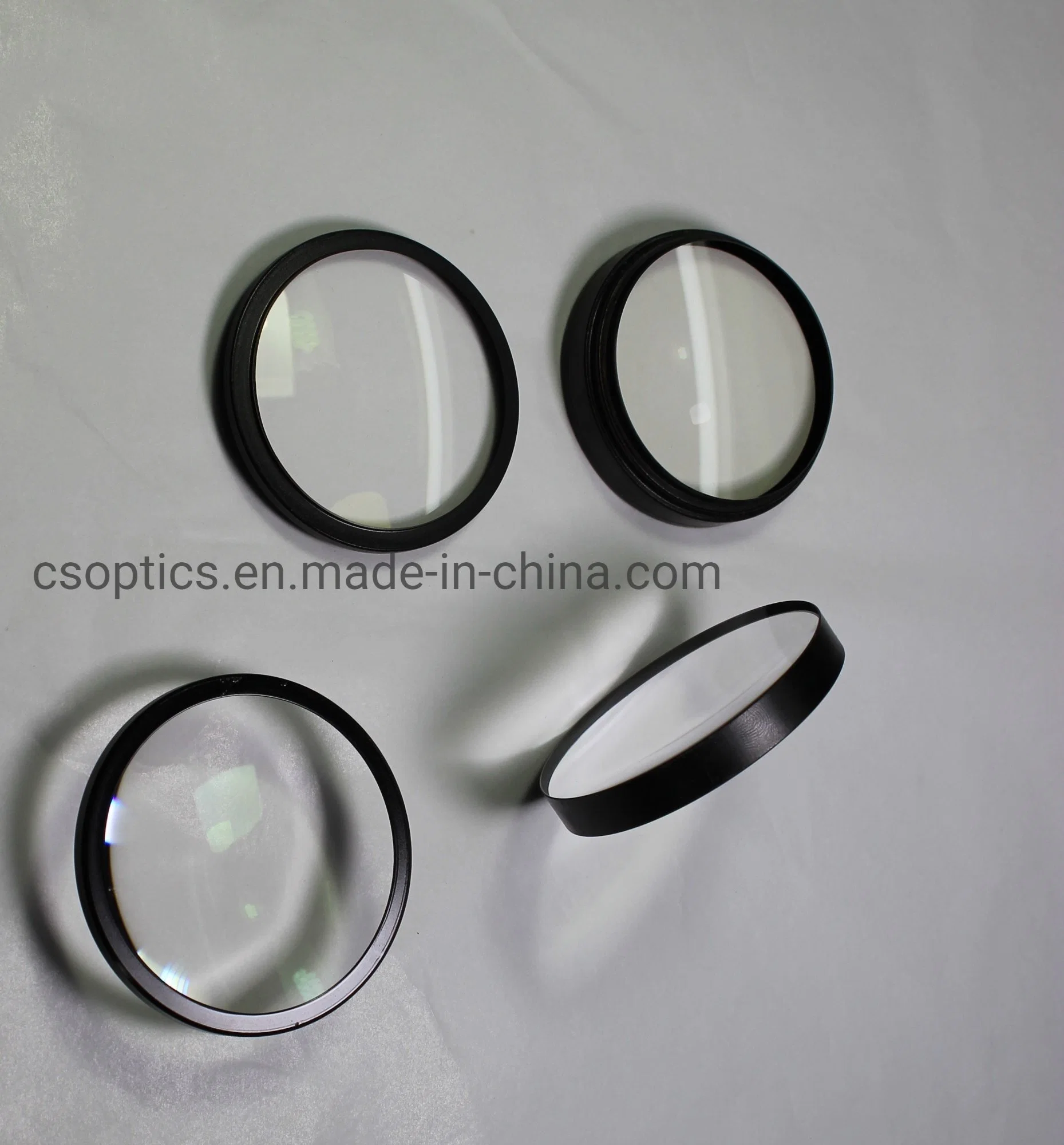 Optical Ar Coated Black Painting Edge Bk7 Plano Convex Spherical Achromatic Doublet Lenses