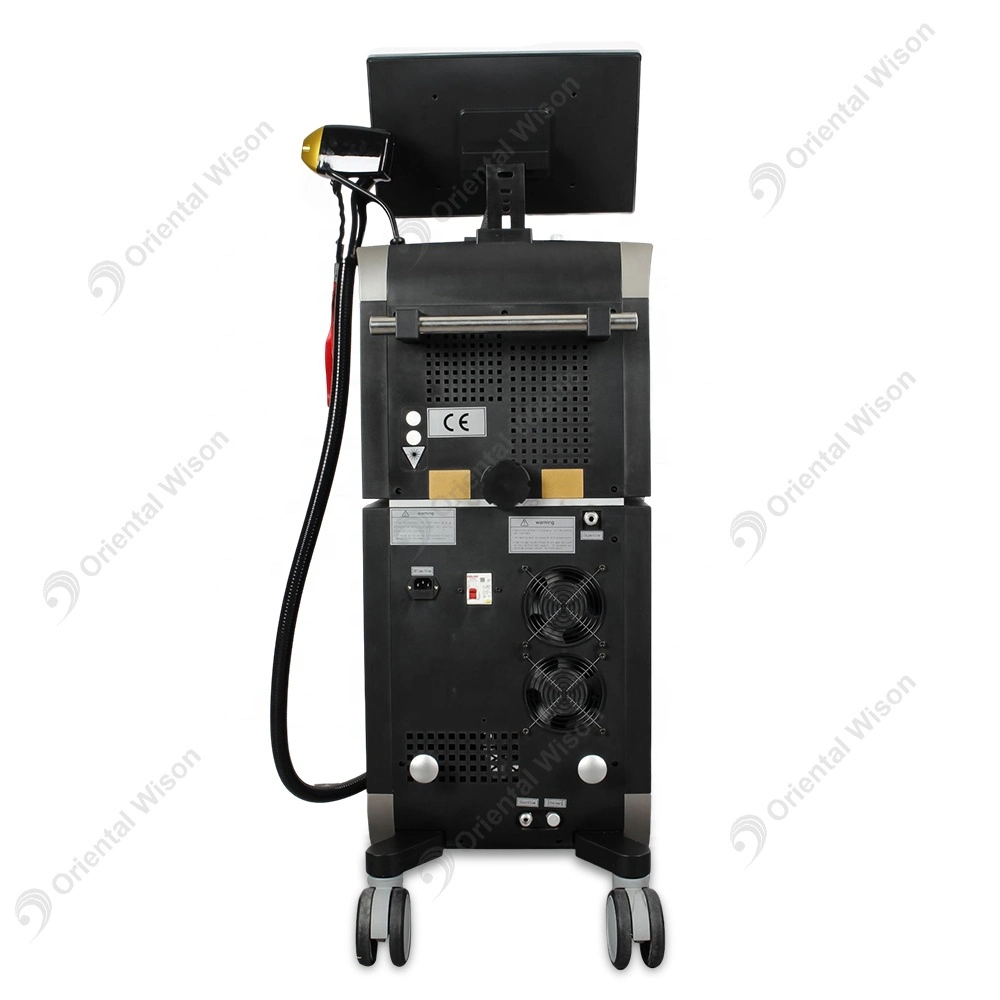 Hot Dual Heads with 3 Wavelength 755nm 808nm 1064 Nm 1600W Diode Laser Hair Removal Machine