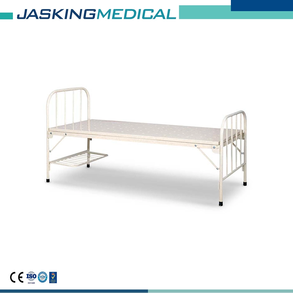 سرير مريض المستشفى الطبي مع لوح معدني مسطح (JX-2100)