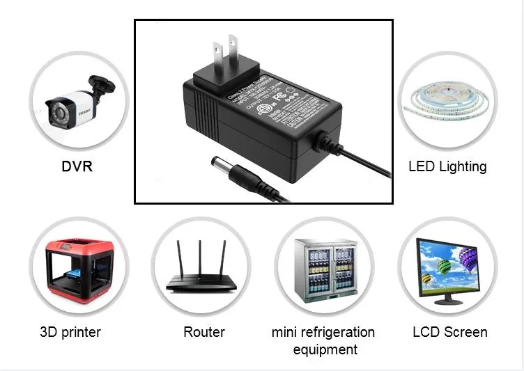 14 Years Factory CE CB GS Certified Us Plug 5V 2A Wall Power Adapter Supply for TV Box Camera Speaker Router12V 3A EU Plug Power Supply