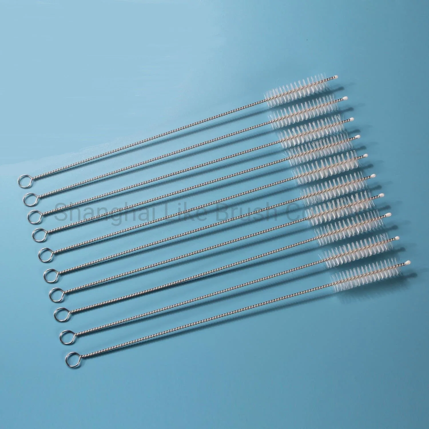 Small Nylon Bristle Medical Tube Cleaning Brushes