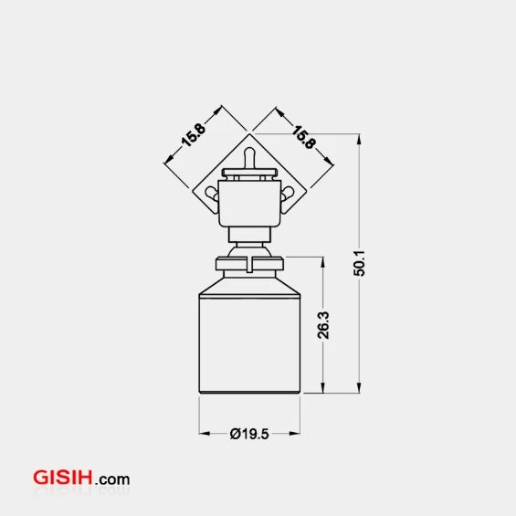 La CE aprobó la tensión de la luz de Gabinete Mini LED negro interior ajustable joyas Spotlight LED magnético