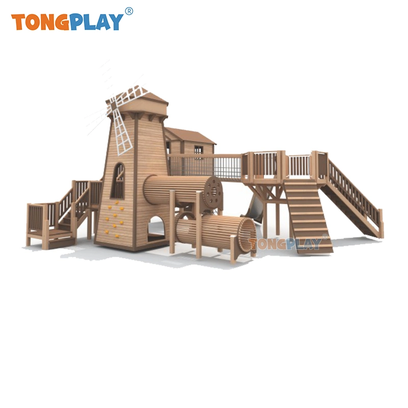 Outdoor Playground Creative Design Wooden Playground Assemble Educational Equipment