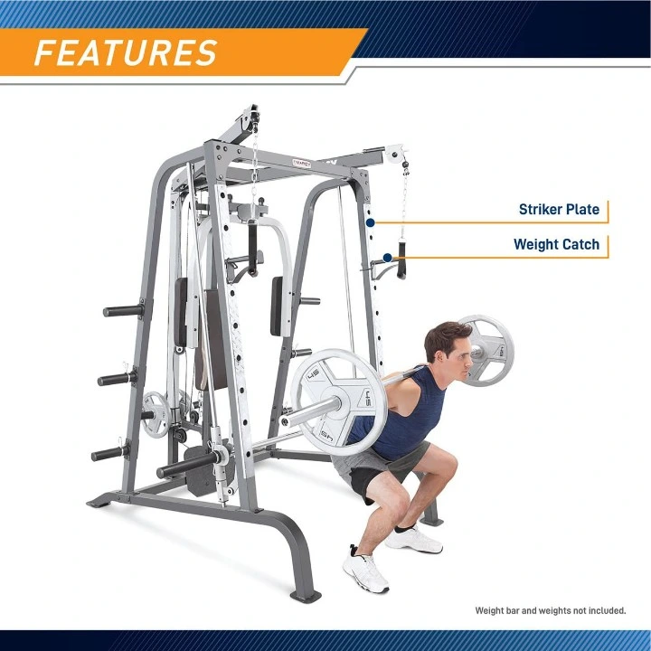 Amazon Hot Selling Commercial Household Linear Bearing Smith Cage Workout Machine