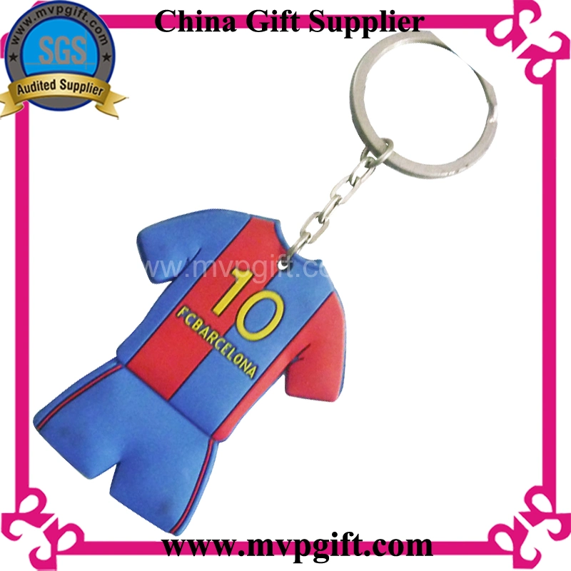 Bespoke PVC Keychain with Football Logo