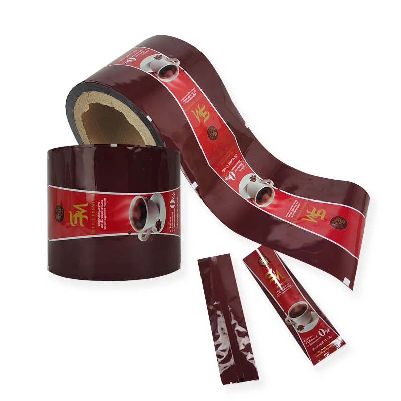 BOPP/Pet/Mylar/PE Laminating Film Roll with Custom Logo Design Printed for Coffee Tea Packaging