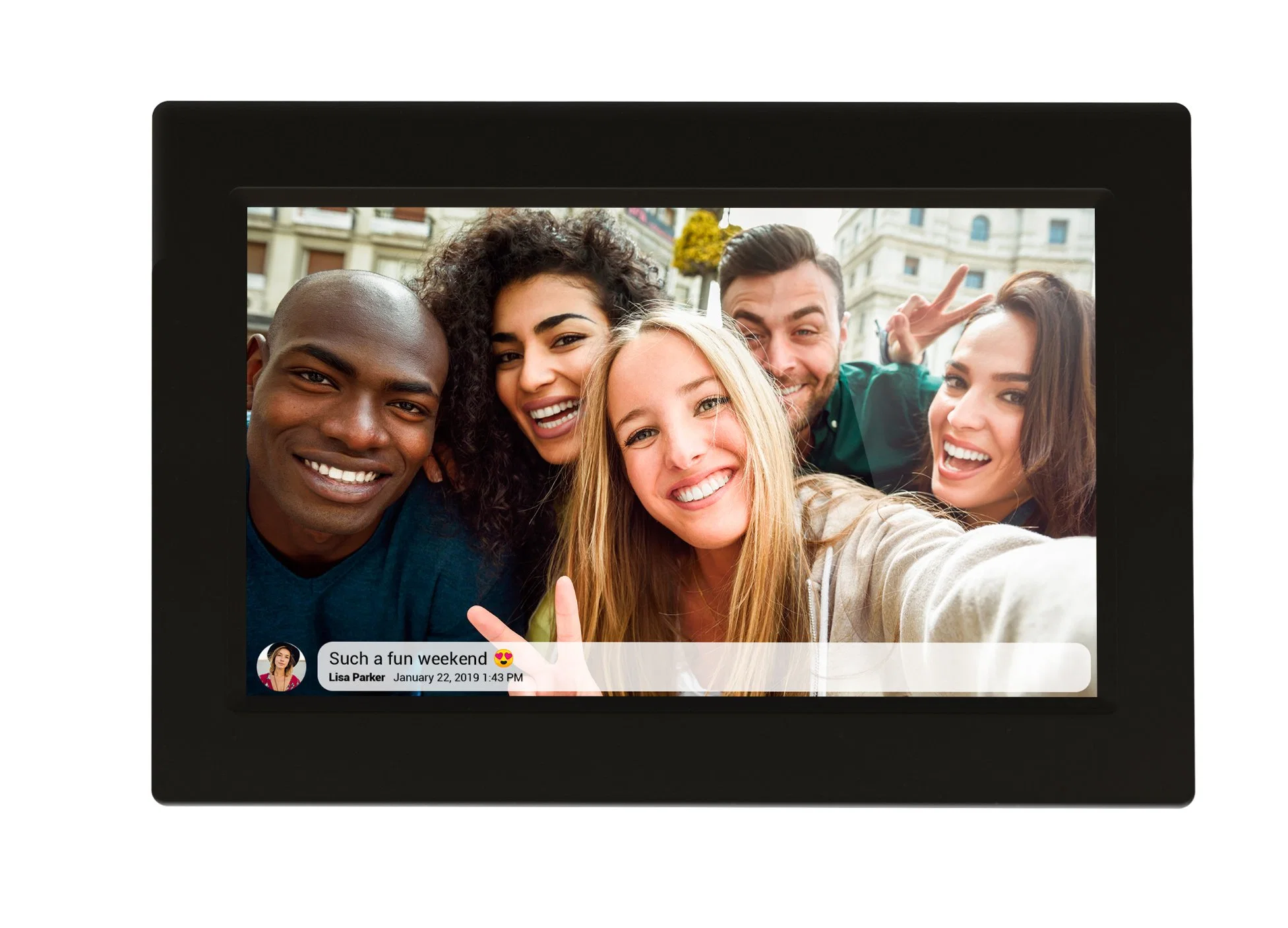 10.1 Inch Smart Android WiFi Cloud Digital Picture Photo Frame for Photo Sharing