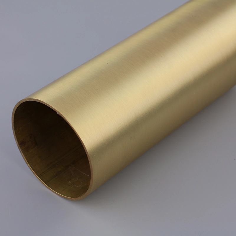 أنبوب مستطيل نحاسي H65 H63 C27000 C27200 Brass Square Tube