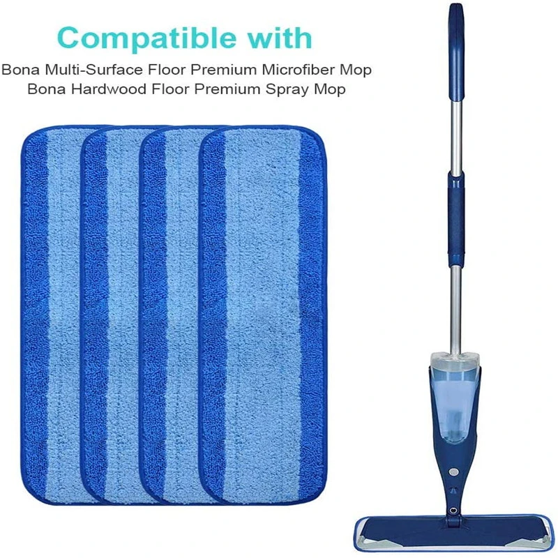 2023 Amazon Hot Selling Fit Bona Floor Cleaning Microfiber Flat Mop Pad