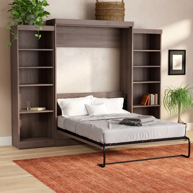 Hot Sell Bedroom Furniture Double King Smart Space Saving Sofa Beds Adjustable Folding Wall Bed