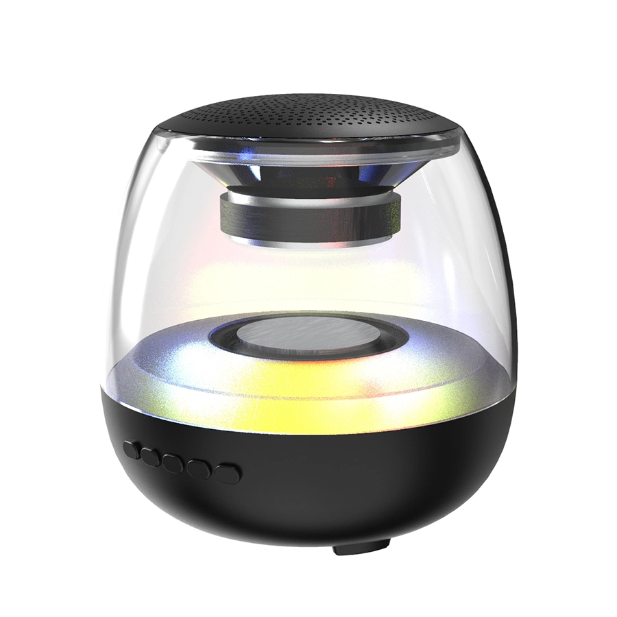 Private Portable TF Aux in RGB Light Radio Wireless Outdoor PRO Audio Bluetooth Speaker