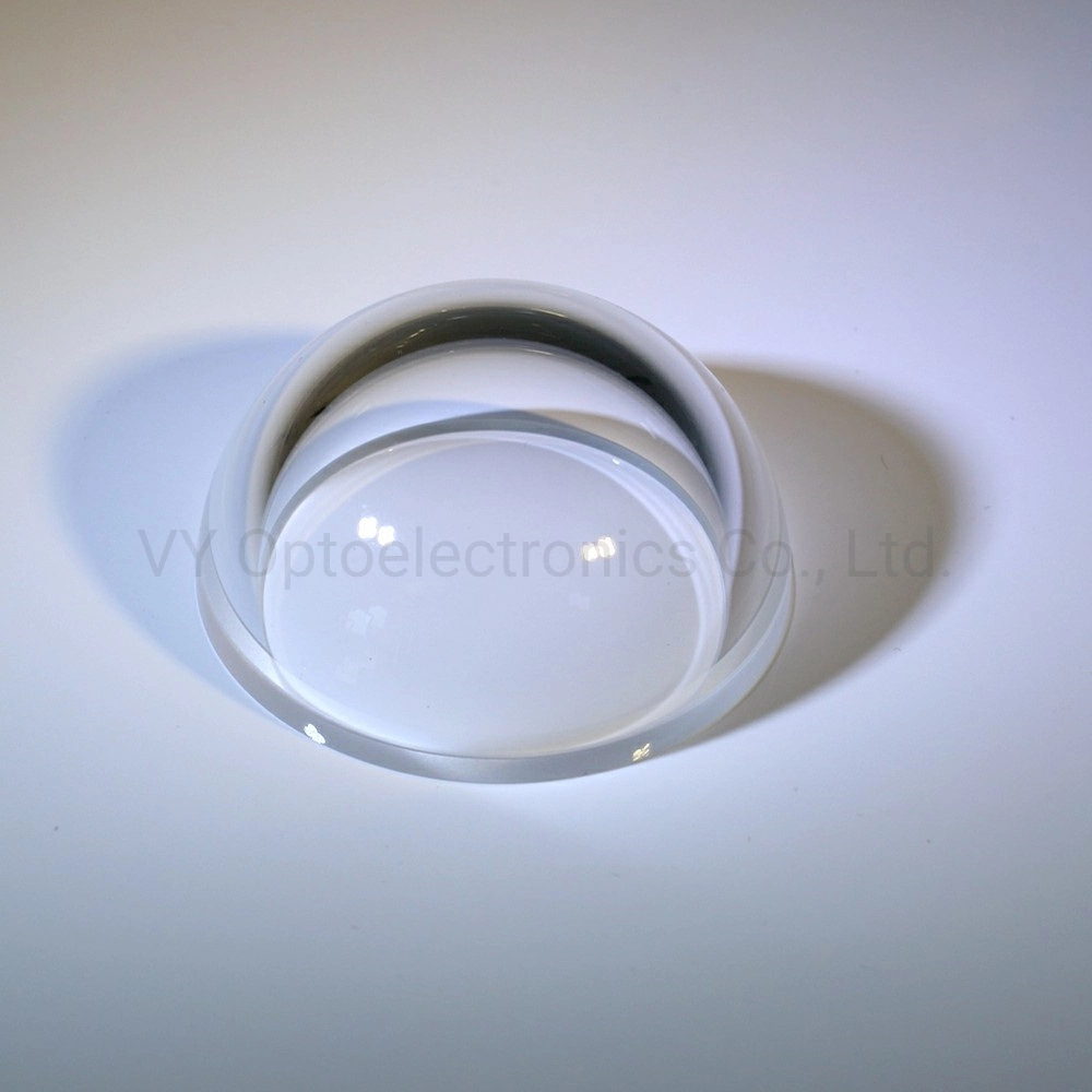 Óptico personalizados ou de vidro acrílico plástico Meia Dome Lentes para câmaras subaquáticas