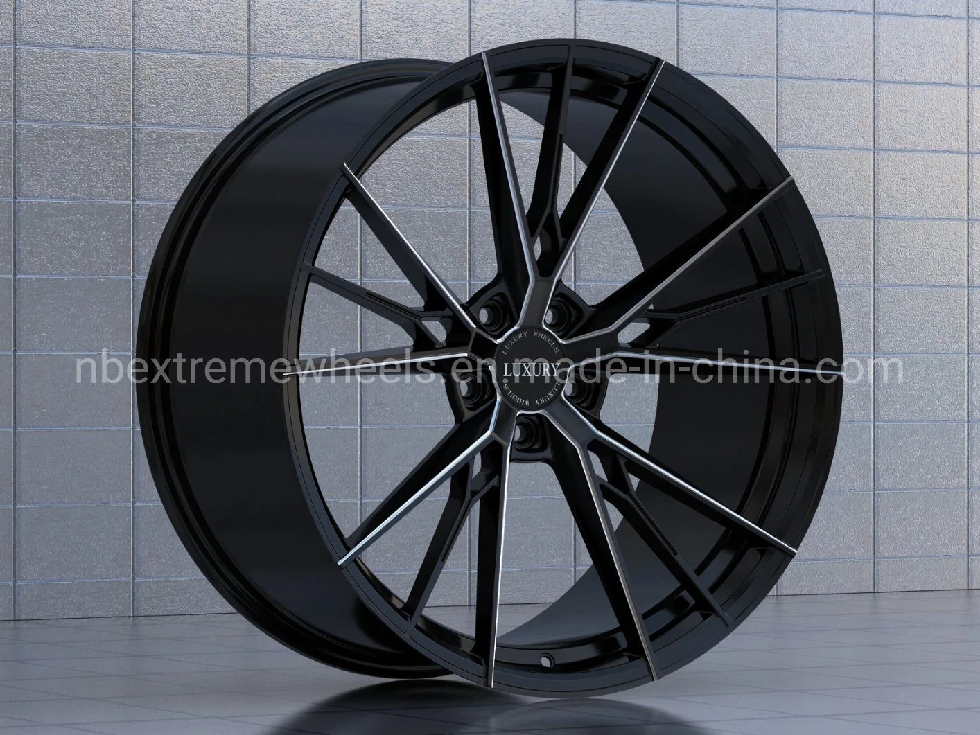 Hot Sale Gloss Black Machined Aluminum Wholesale/Supplier Great Quality Original Factory Rims