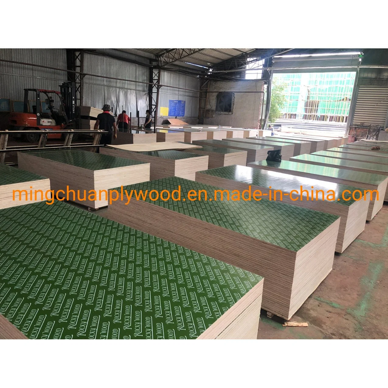 18mm Plastic PP Film Faced Plywood PVC Board Building Materials Combi Plywood