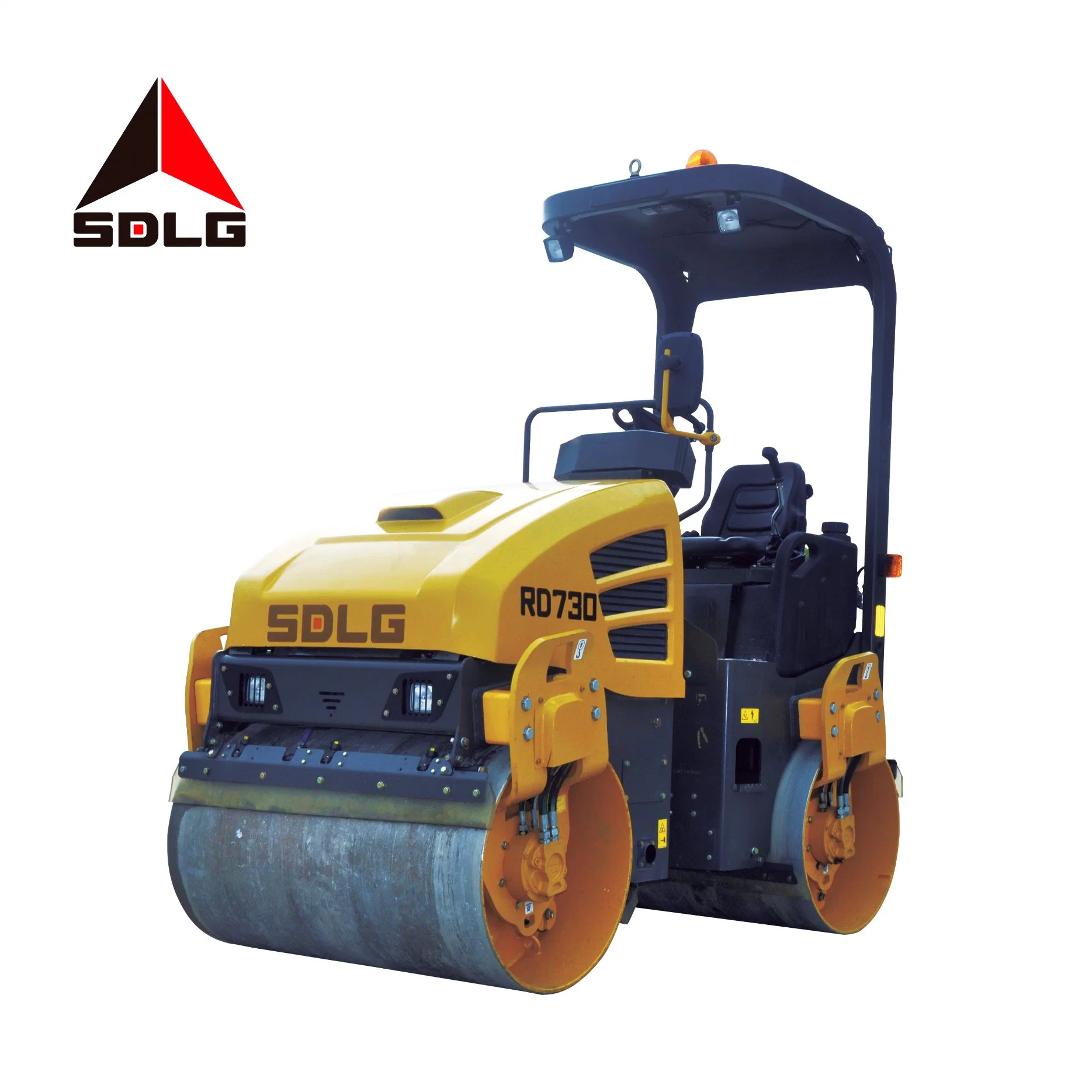 Sdlg Rd730 Full Hydraulic Double Steel Wheel Vibratory Roller with Multifunctional Articulation